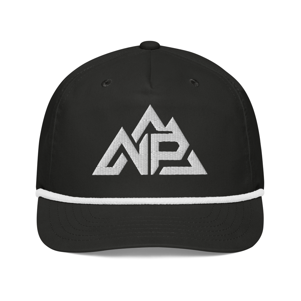 NP Golf Rope Cap | Black/White