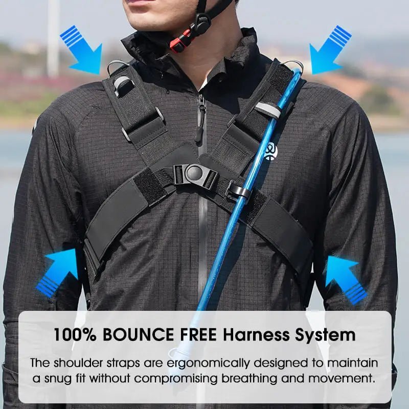 10L Ultralight Cycling Backpack with Hydration Water Bag Black - Nested Peak LLC