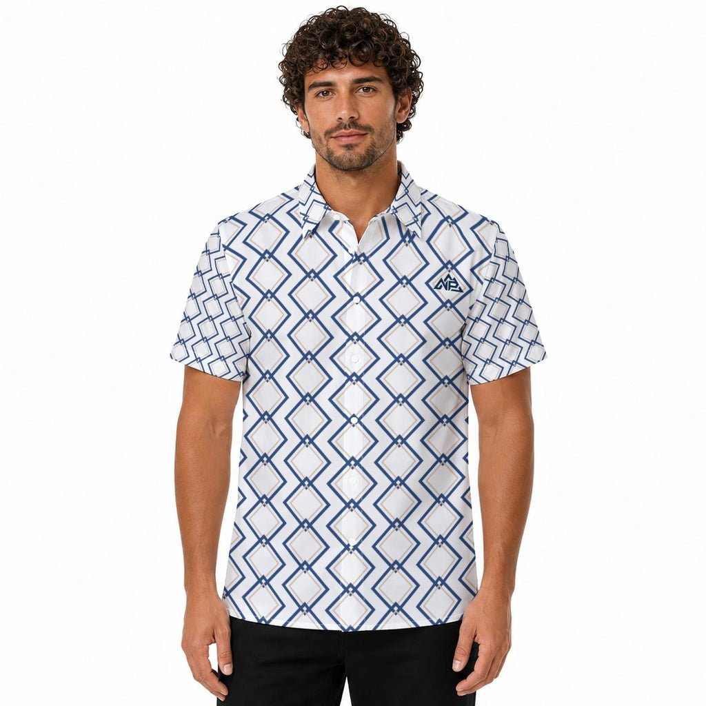 NP 26 Lift Men's Collar Shirt | White