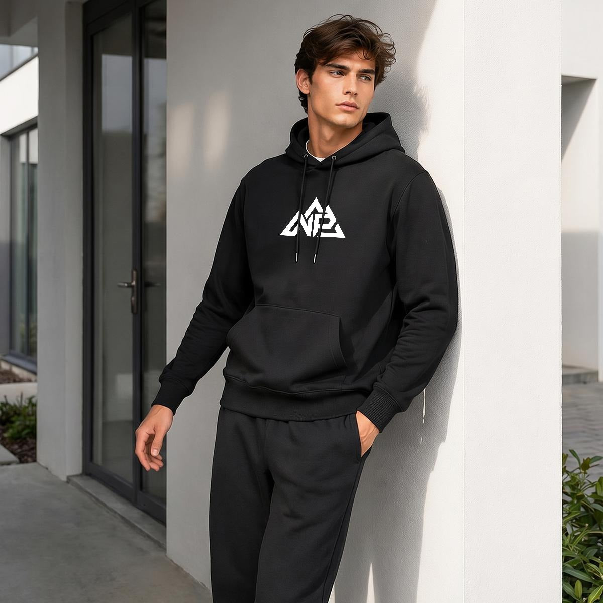 NP 26 Men's Fleece Hoodie | 270GSM Front DTF