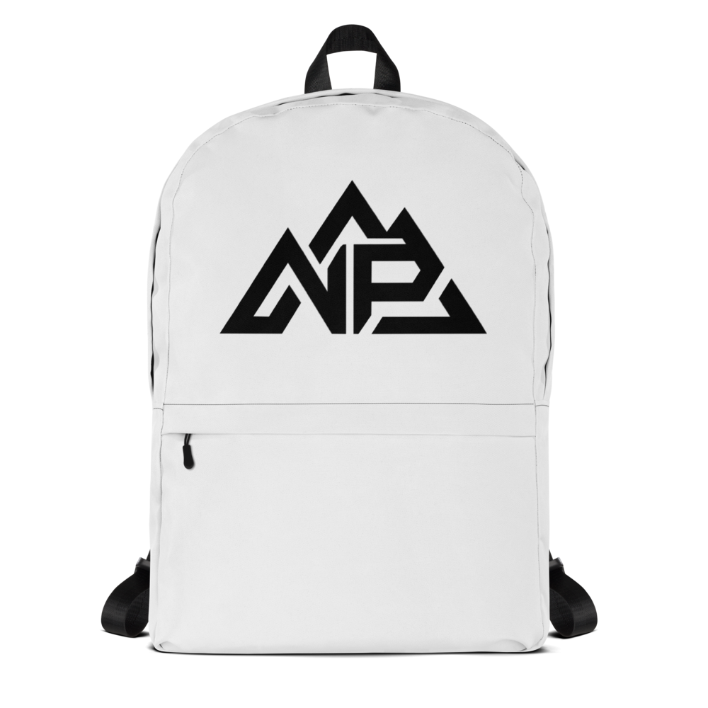 NP All-Over Print Backpack | White