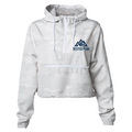 White Camo Crop Windbreaker