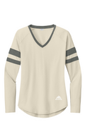 Women's Halftime Stripe V-Neck Tee