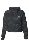 NP Black Camo Crop Windbreaker