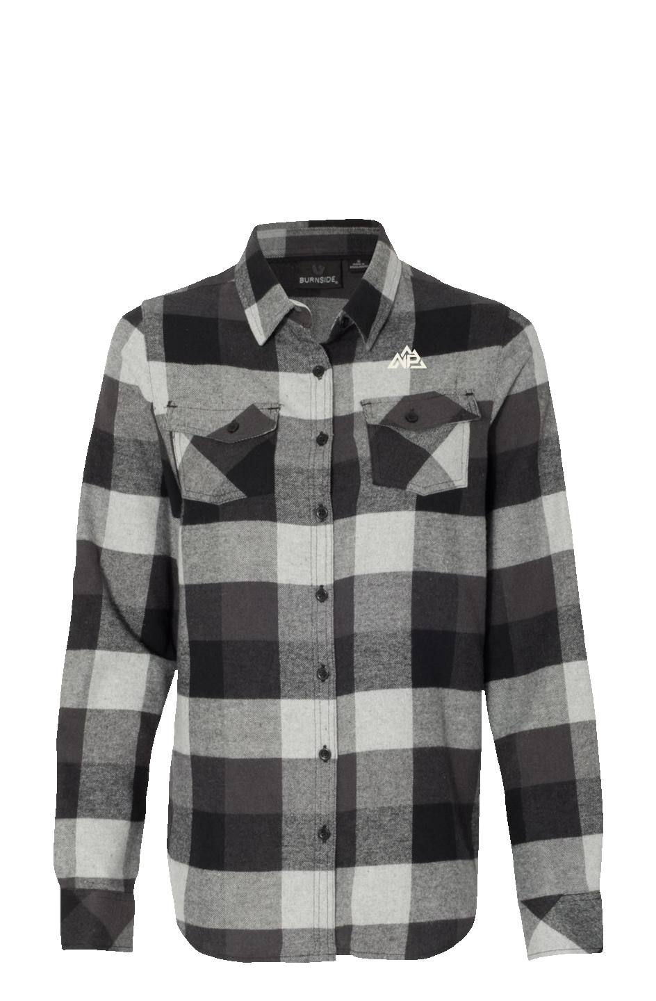 NP Womens Long Sleeve Grey Flannel