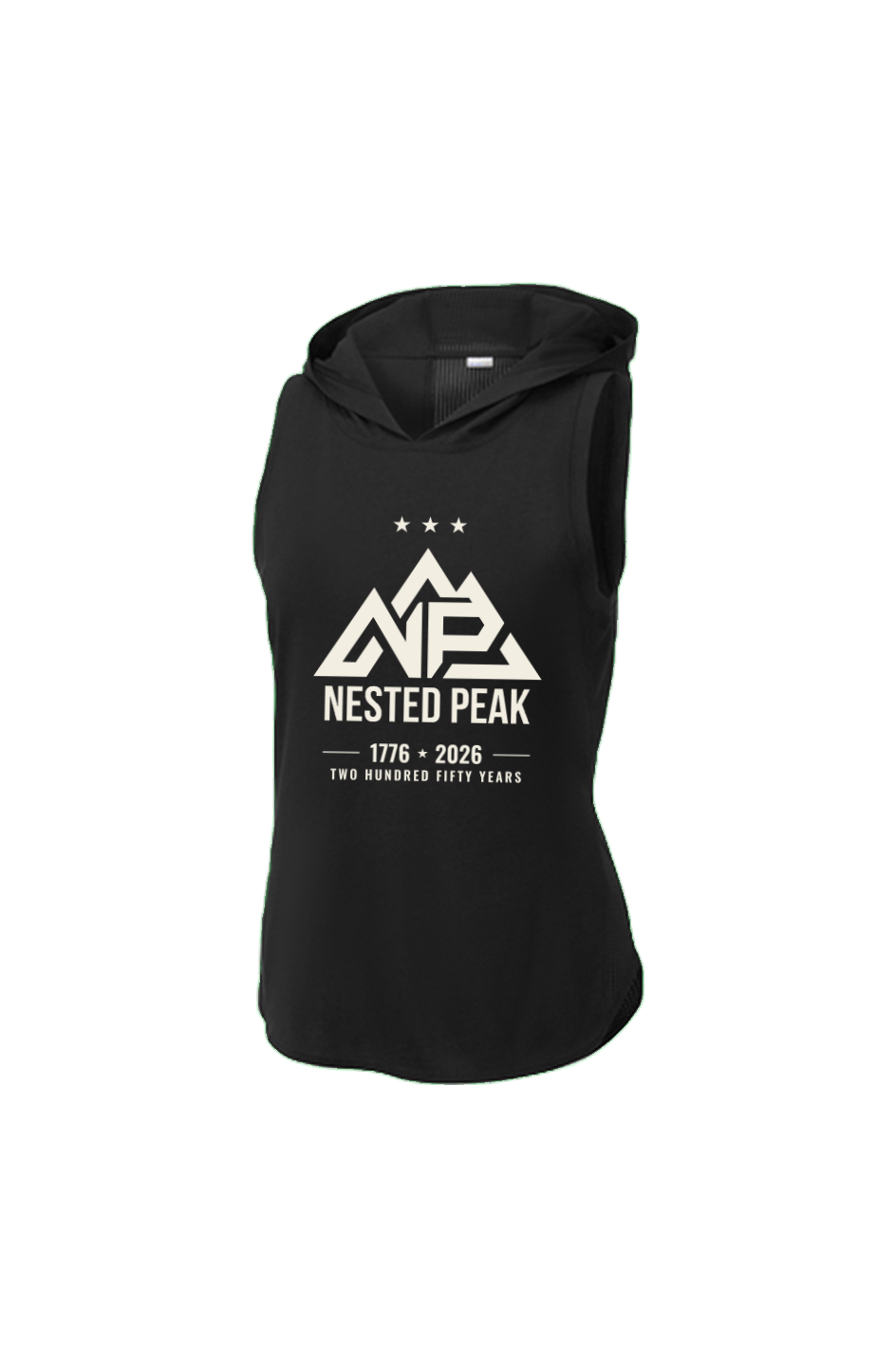 NP 25 Edition Black/ Black Triad Solid Hoodie Tank