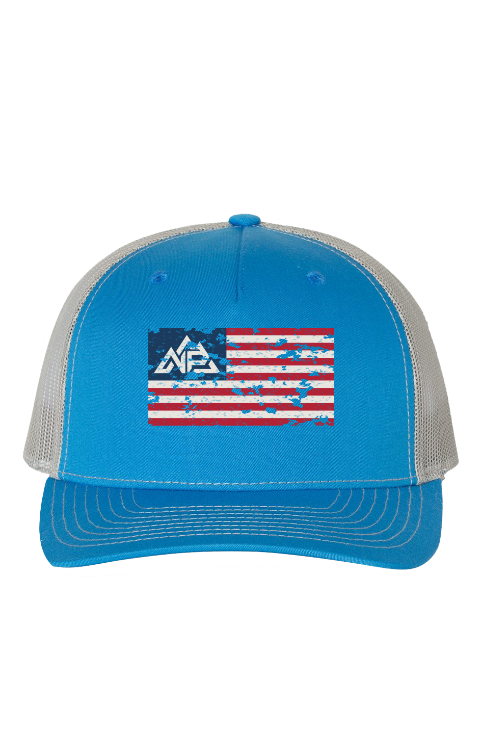 NP 26 Vintage Flag Richardson Five Panel Trucker Cap