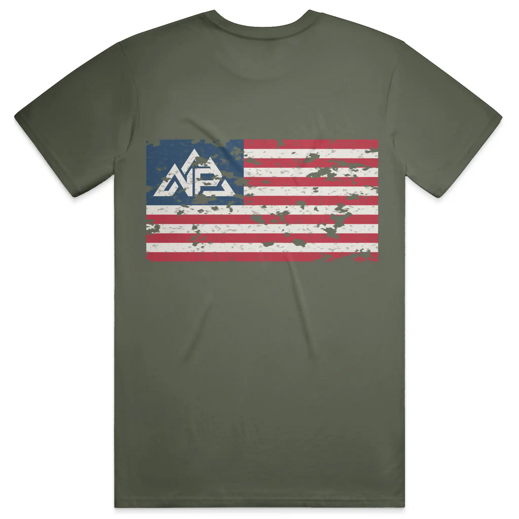 NP 26 Vintage Flag Dri Power T Shirt
