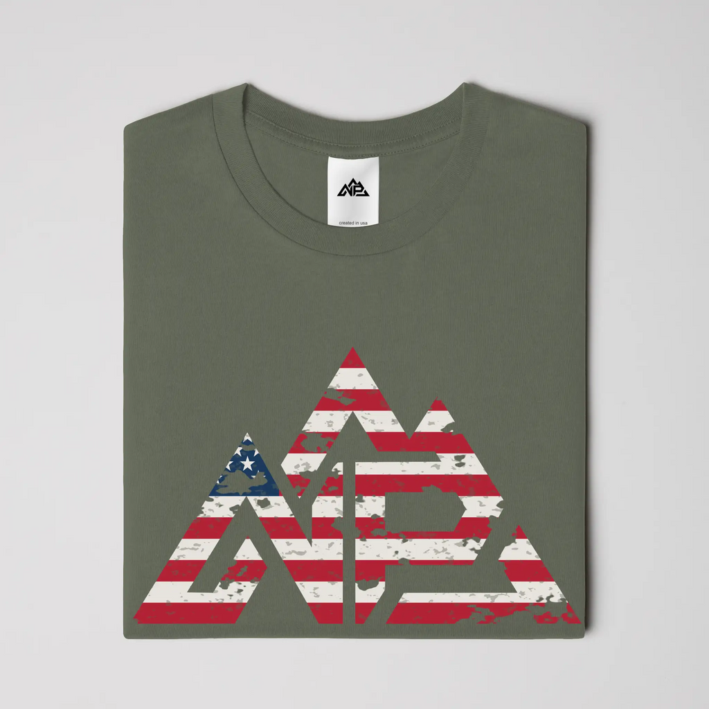 NP 26 Vintage Flag Dri Power T Shirt