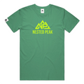 NP 26 Neon Green Logo dry blend t shirt