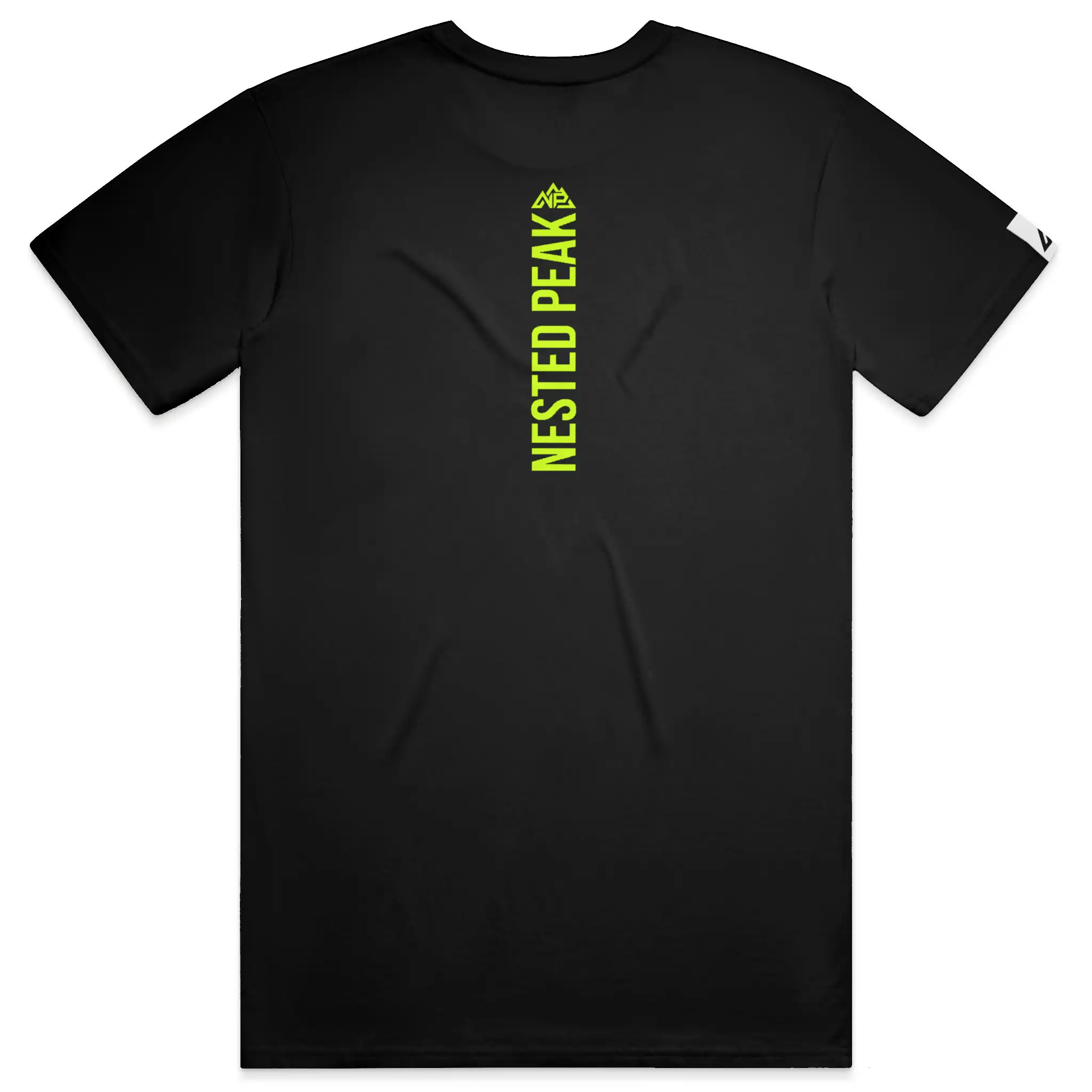 NP 26 Neon Green Logo dry blend t shirt
