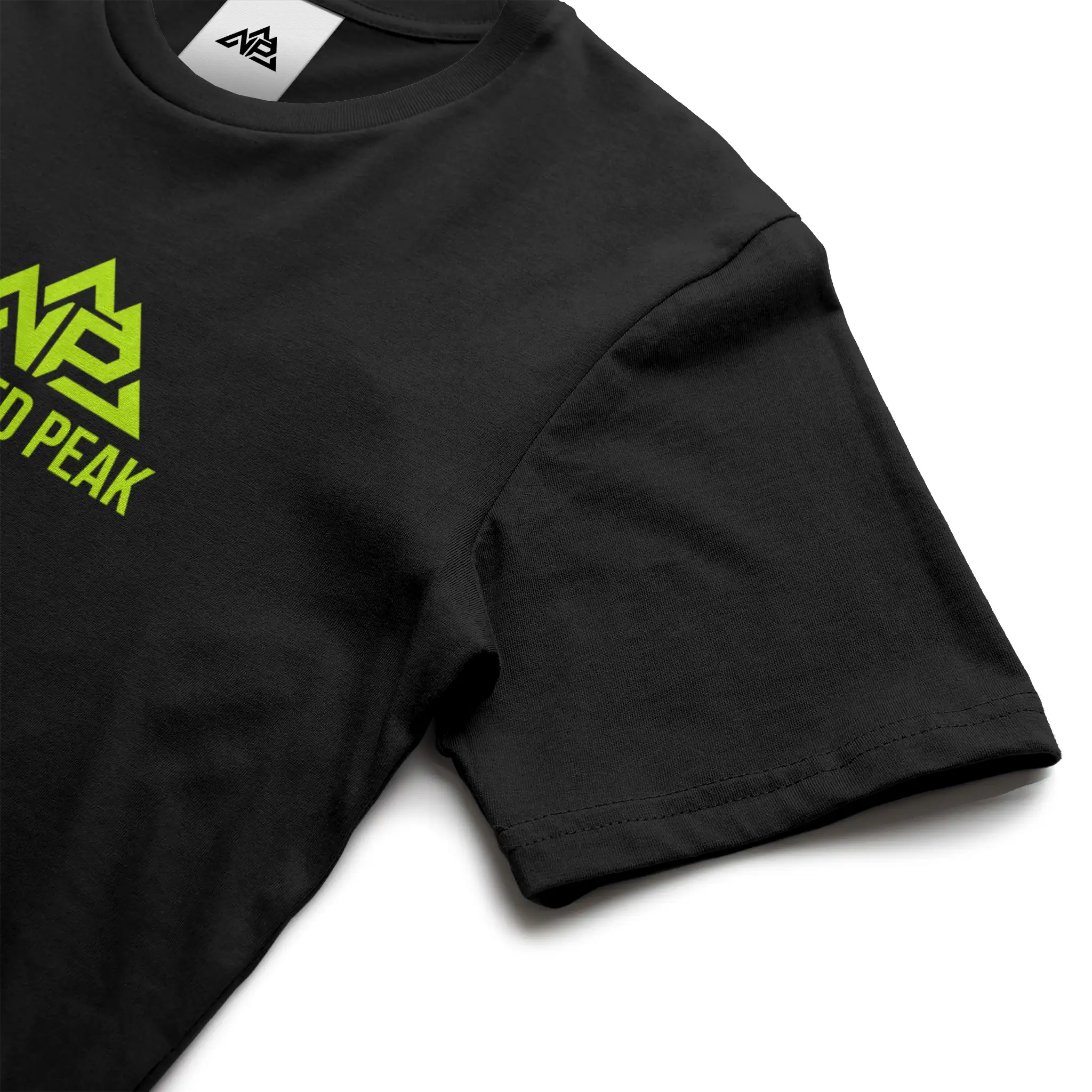 NP 26 Neon Green Logo dry blend t shirt