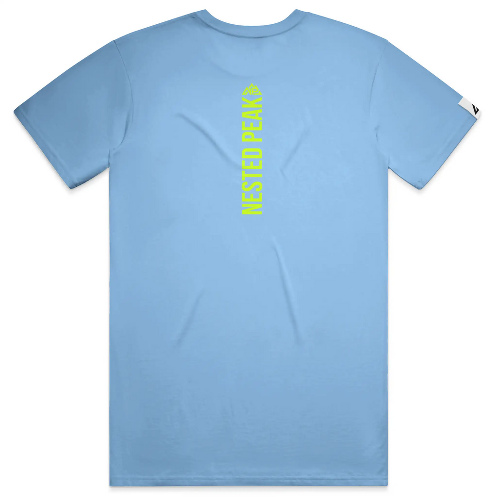 NP 26 Neon Green Logo dry blend t shirt