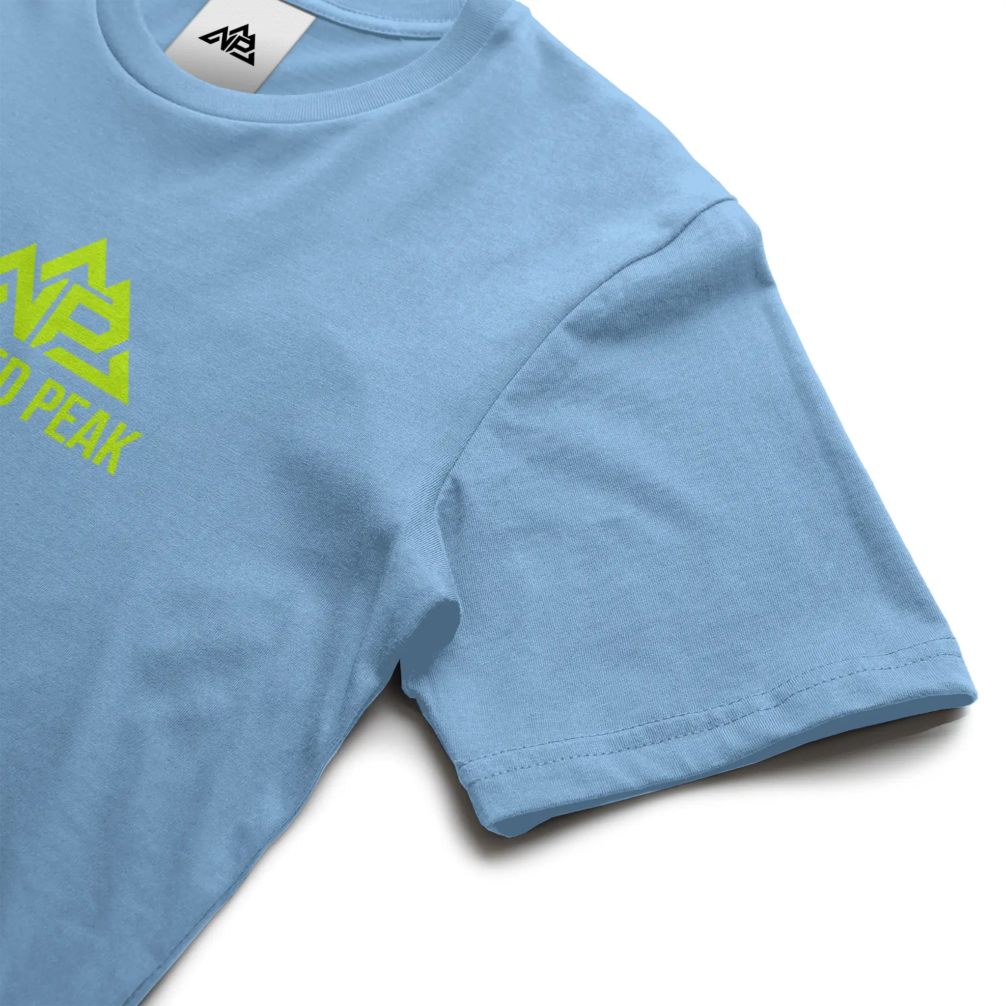 NP 26 Neon Green Logo dry blend t shirt