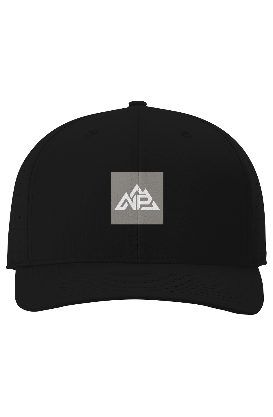 Badge G Laser Perf R Flex Cap | black, Navy, white - Nested Peak LLC
