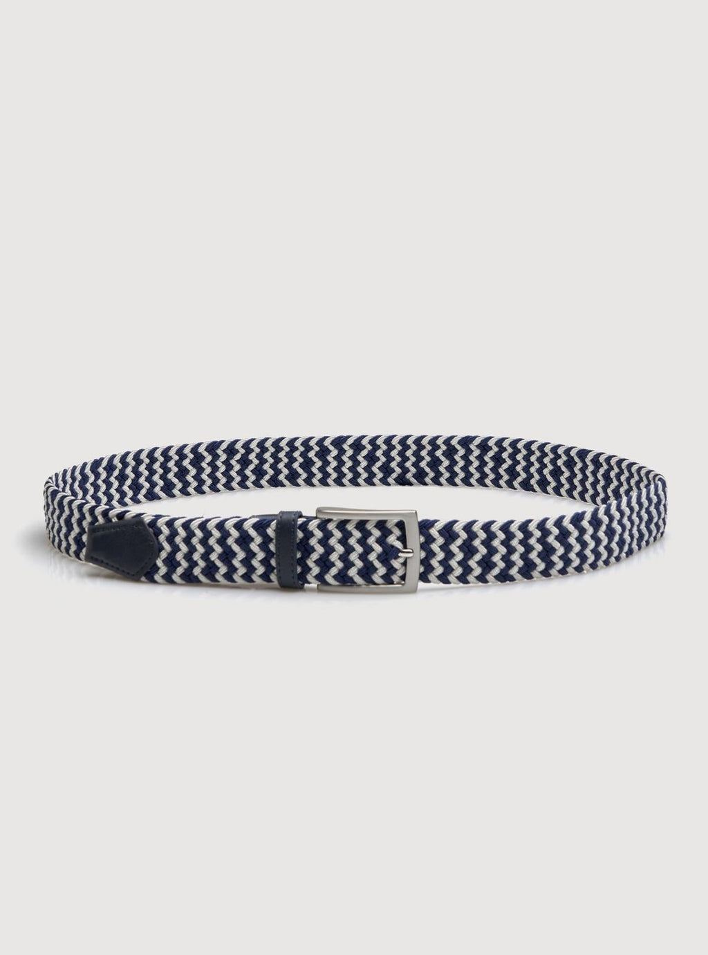 Bicolor Elastic Belt with Square Buckle - Nested Peak LLC
