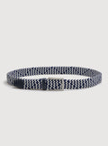 Bicolor Elastic Belt with Square Buckle - Nested Peak LLC