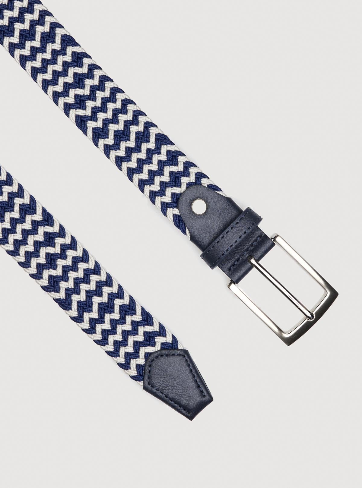 Bicolor Elastic Belt with Square Buckle - Nested Peak LLC