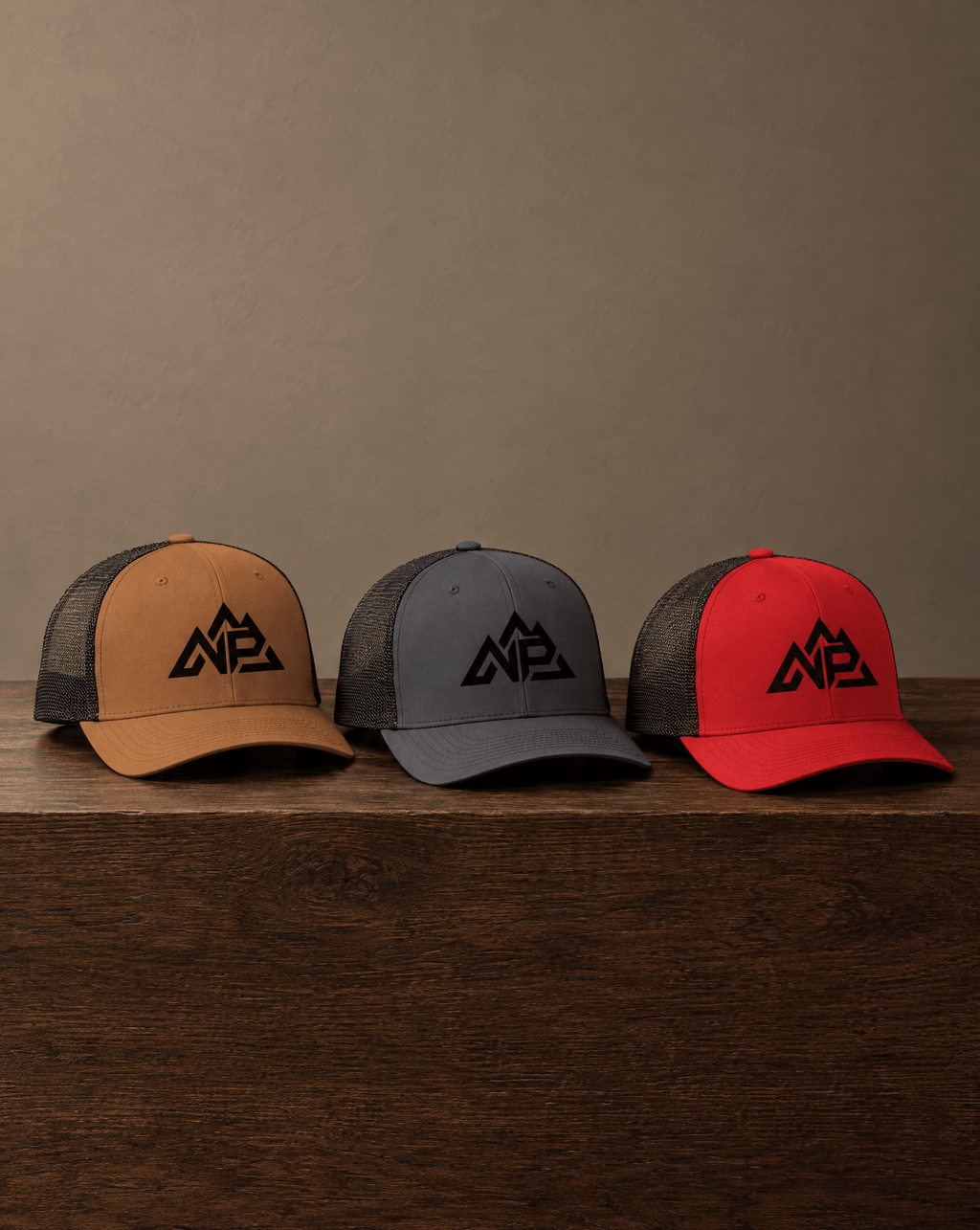 Black Mesh Retro Trucker Cap - Nested Peak LLC