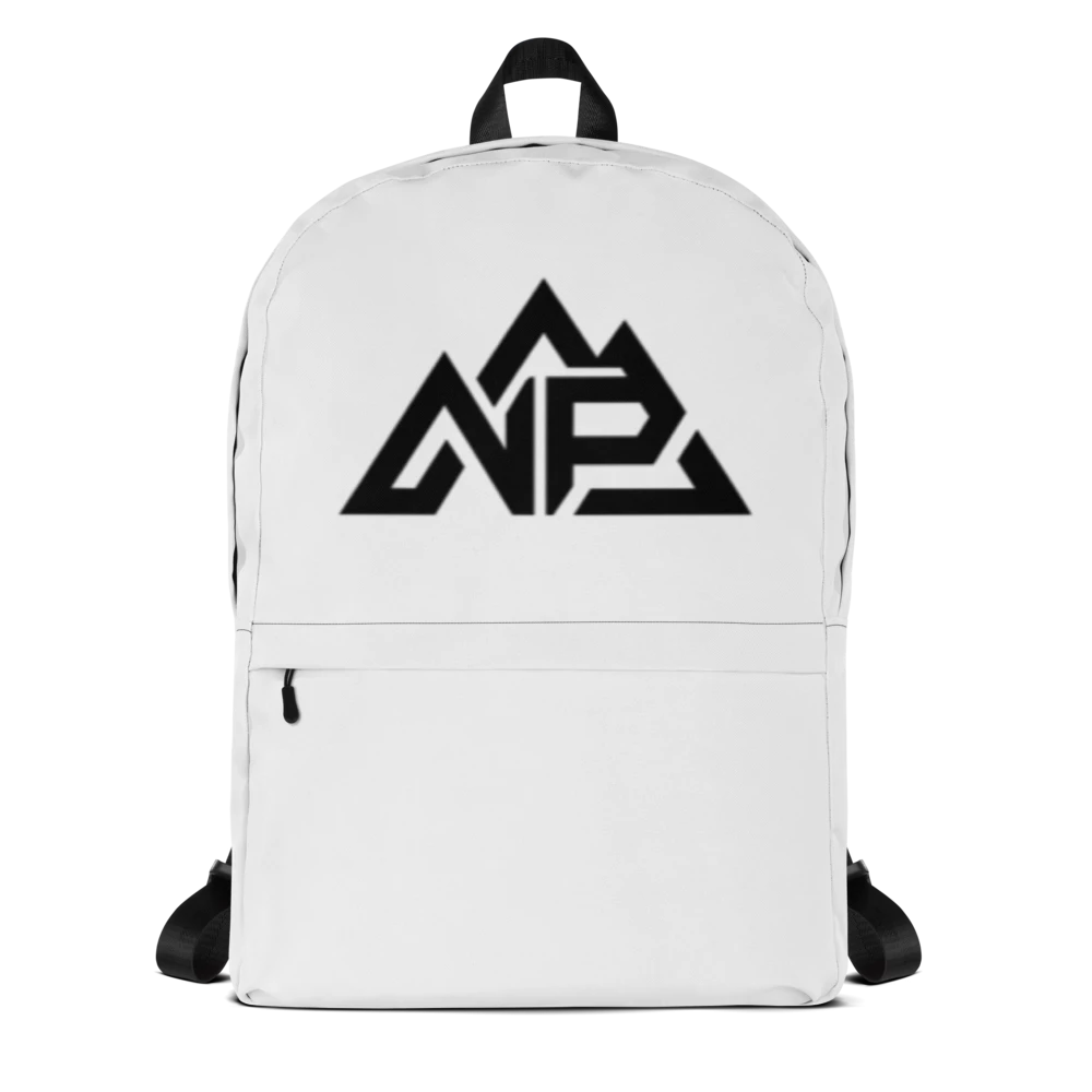 NP All-Over Print Backpack | White