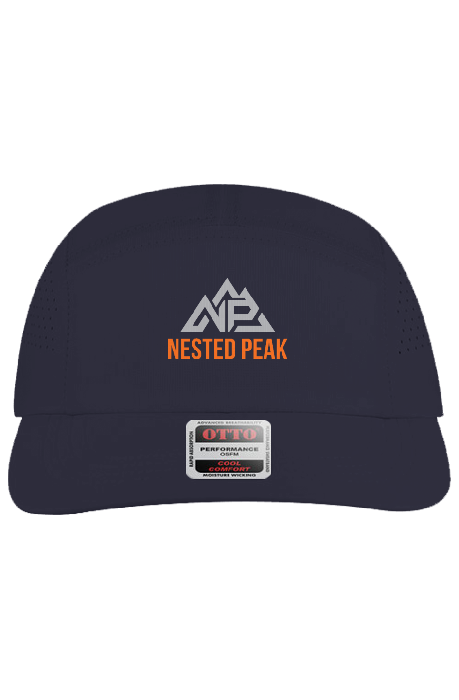 Five Panel Running Hat | Black, Navy, White - Nested Peak LLC