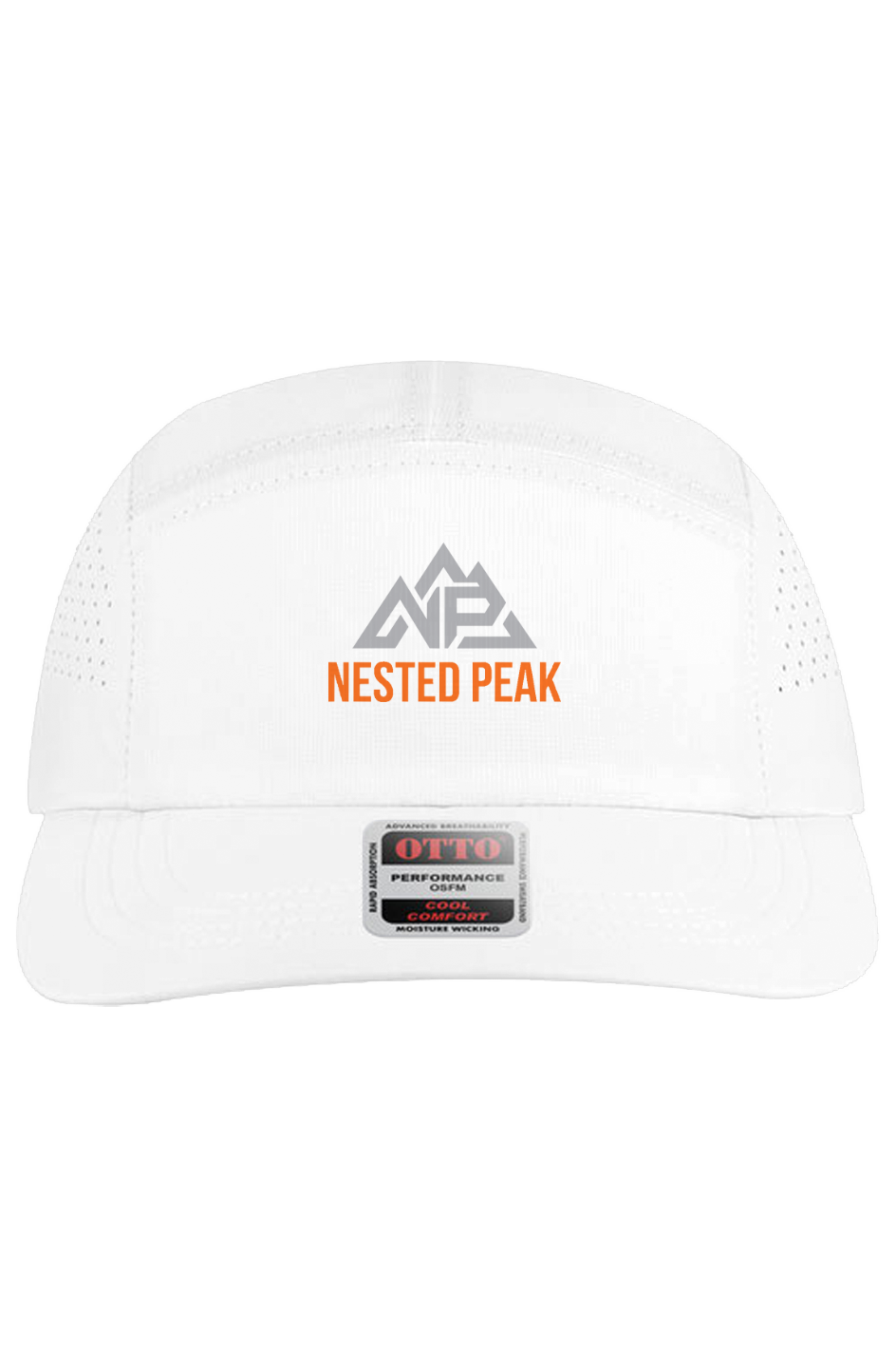 Five Panel Running Hat | Black, Navy, White - Nested Peak LLC