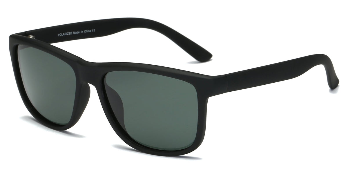 Kyler - Square Retro Flat Top Polarized Sunglasses - Nested Peak LLC