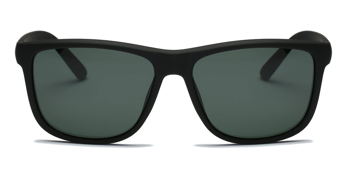 Kyler - Square Retro Flat Top Polarized Sunglasses - Nested Peak LLC