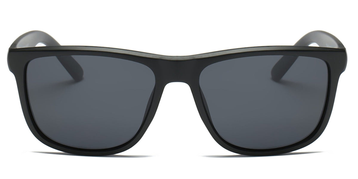 Kyler - Square Retro Flat Top Polarized Sunglasses - Nested Peak LLC