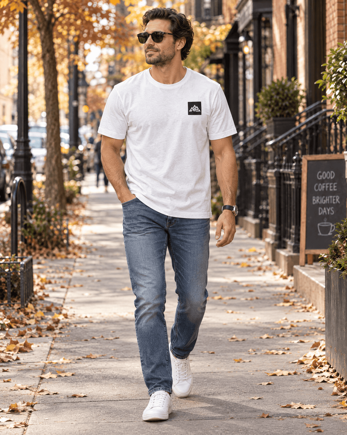 Men's BLK Badge Perfect Tri Tee - Nested Peak LLC