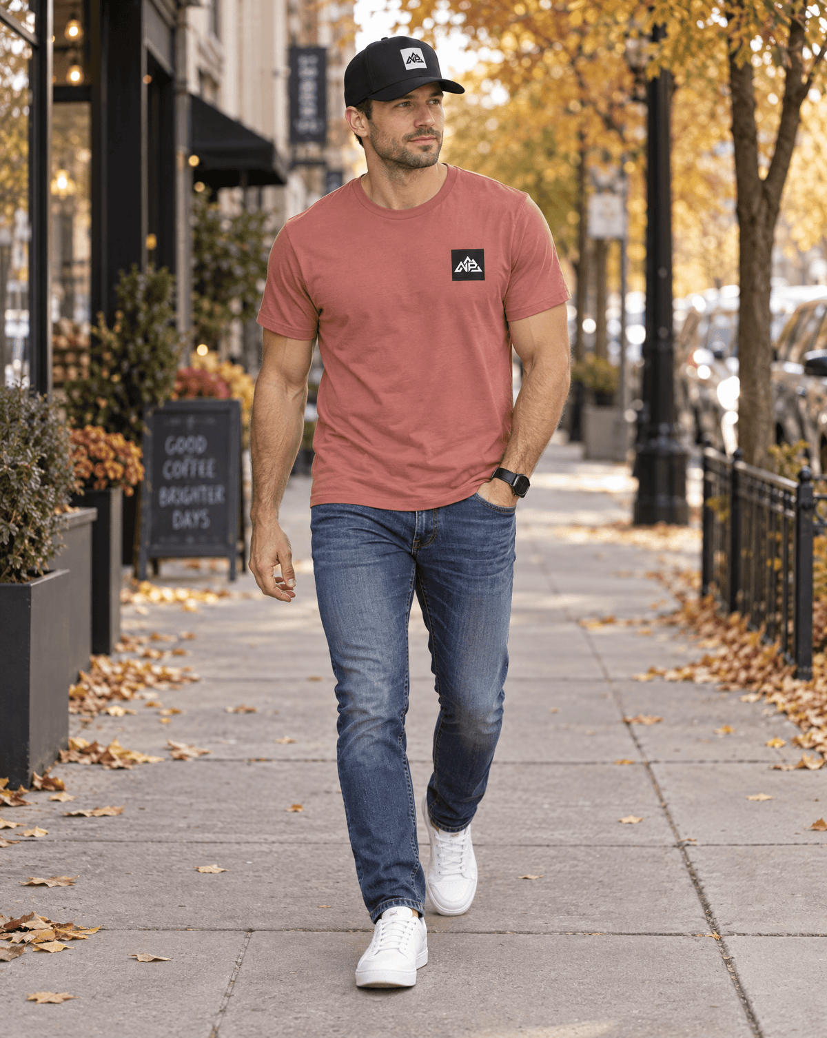 Men's BLK Badge Perfect Tri Tee - Nested Peak LLC