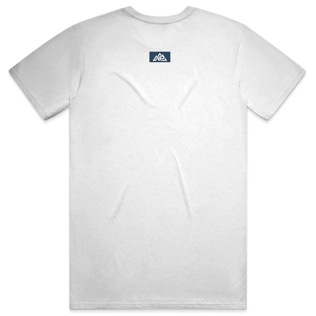 Men's Block Perfect Tri Tee | white - Nested Peak LLC