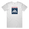 Men's Block Perfect Tri Tee | white - Nested Peak LLC