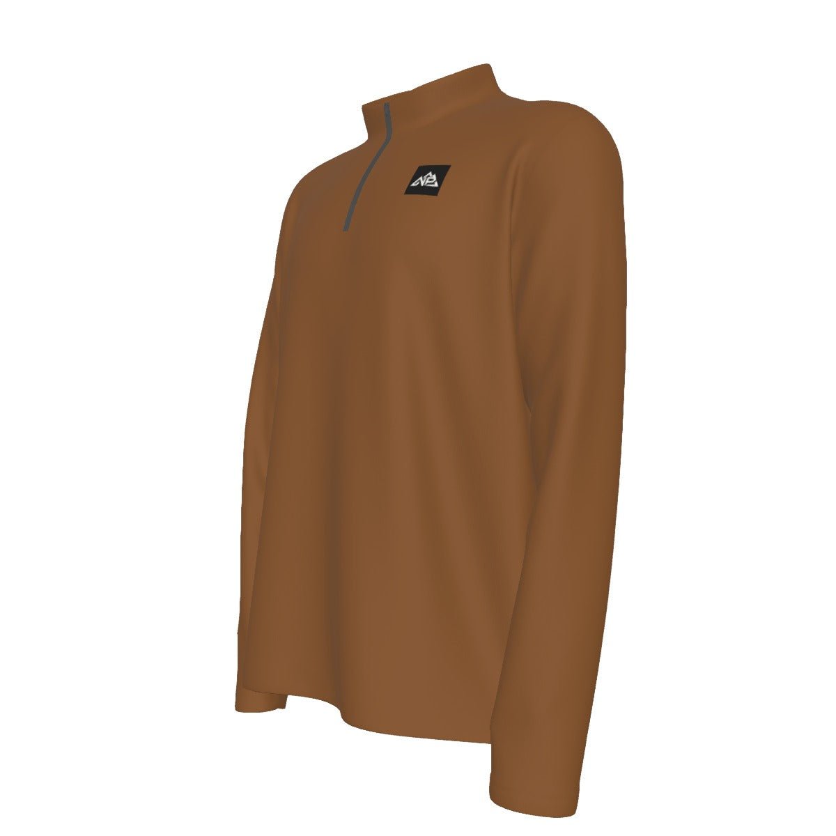 Men's Half Zip Pullover | Brown - Nested Peak LLC