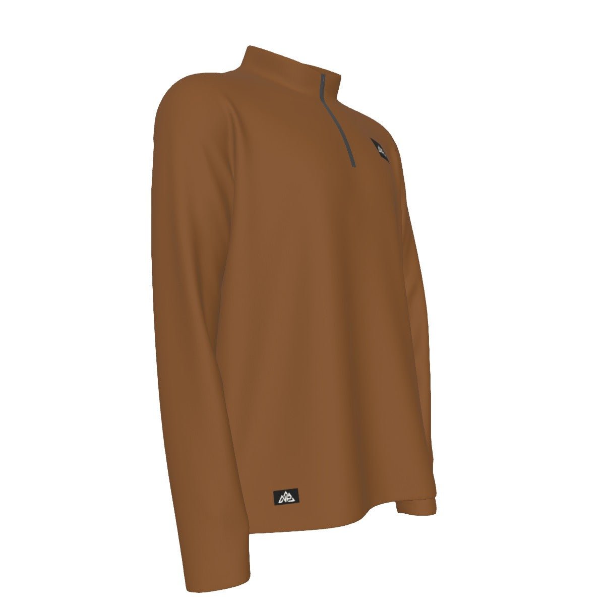 Men's Half Zip Pullover | Brown - Nested Peak LLC