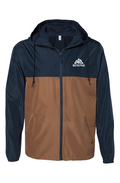 Men's NP Classic Navy Saddle Windbreaker | Classic Navy/ Saddle - Nested Peak LLC