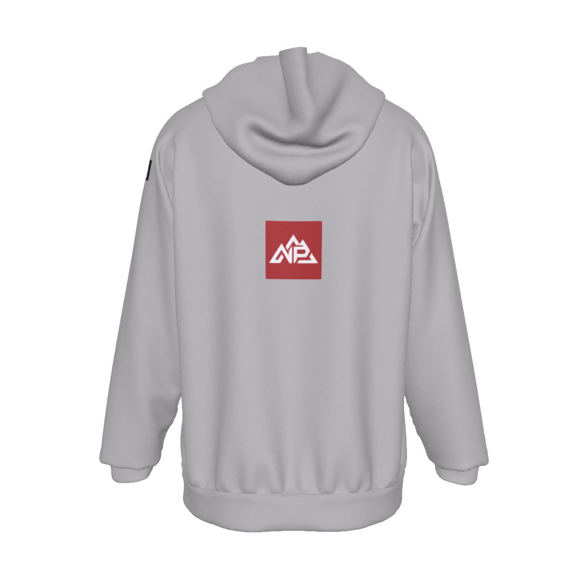 Men's Red Badge Heavy Fleece Raglan Hoodie | Gray - Nested Peak LLC