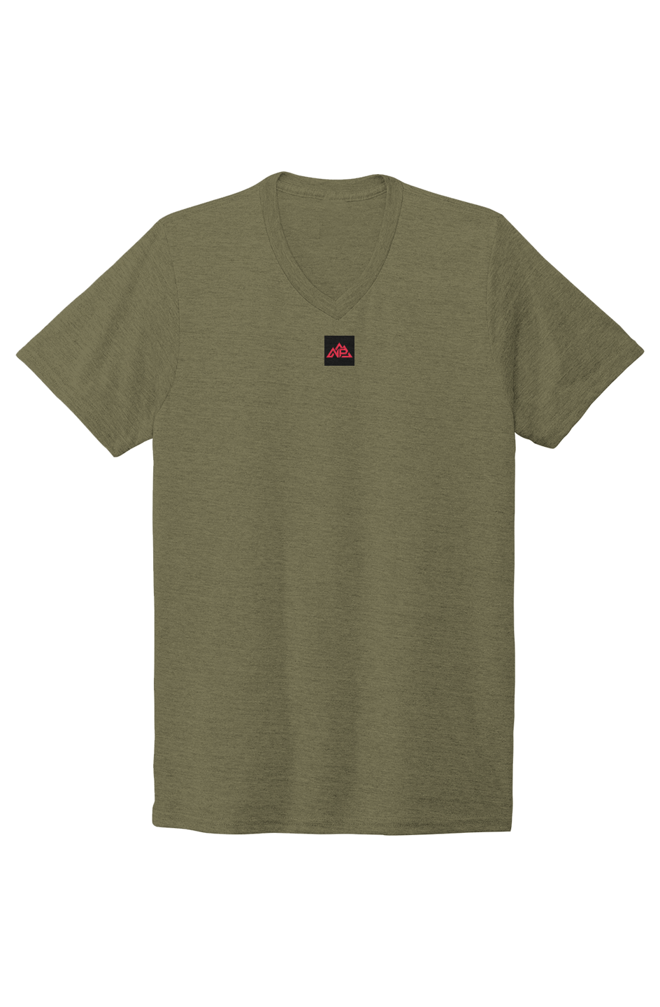 Men's Tri Blend V Neck | Rebel Blue, Olive You Green, Aluminum Grey - Nested Peak LLC