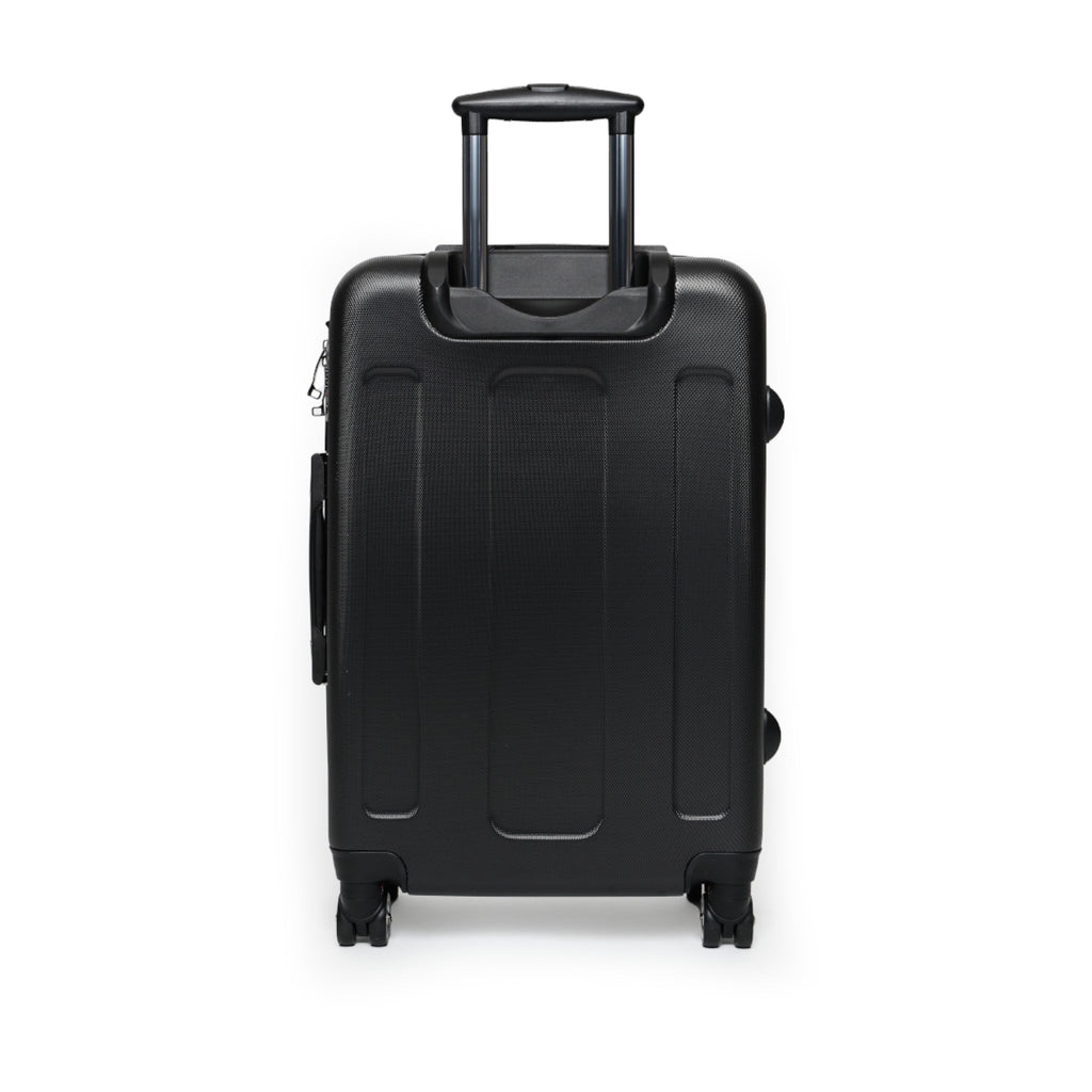 Nested Peak Carry-On Suitcase — Lightweight Travel Luggage with Mountain Logo | Black - Nested Peak