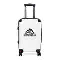 Nested Peak Carry-On Suitcase — Lightweight Travel Luggage with Mountain Logo | Black - Nested Peak