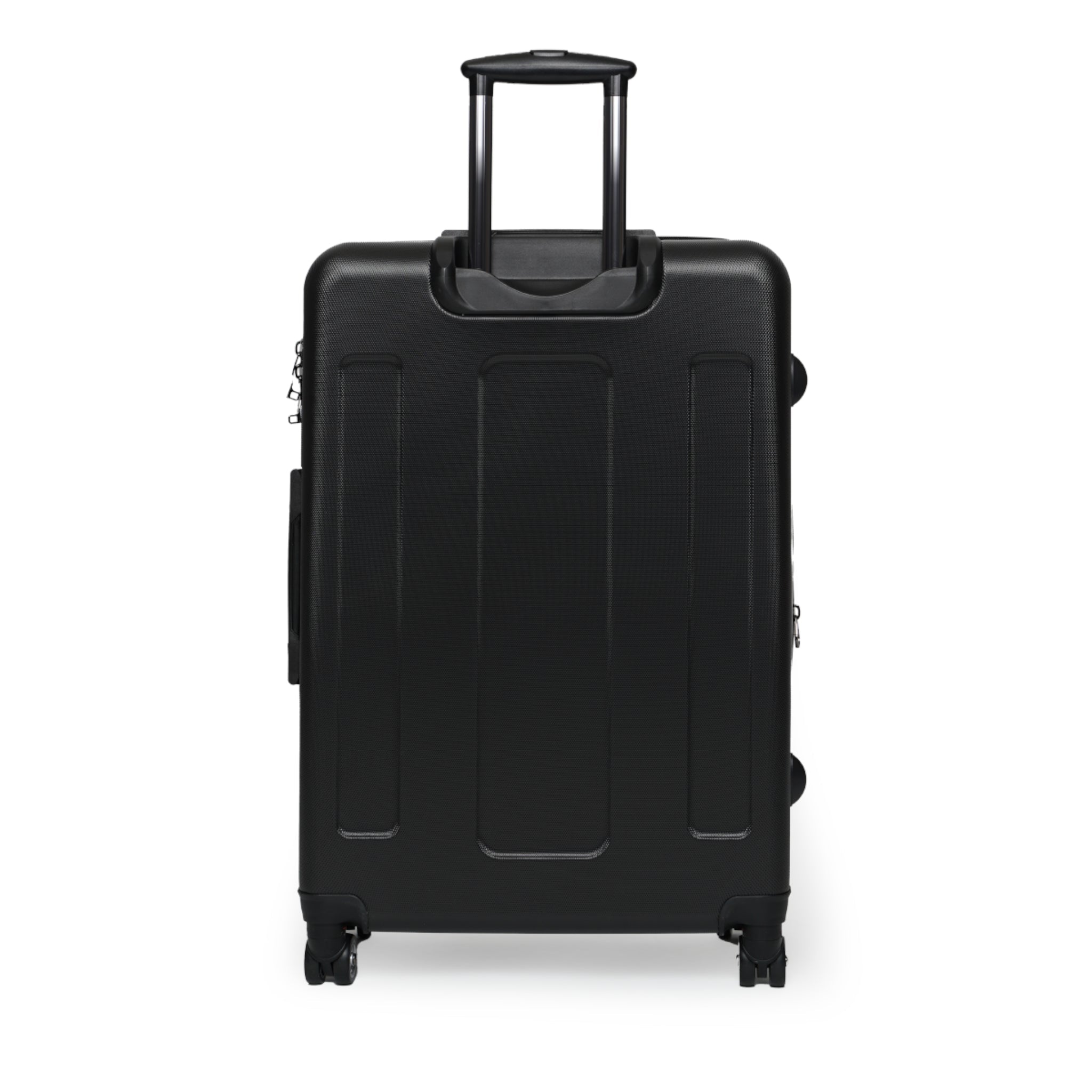 Nested Peak Carry-On Suitcase — Lightweight Travel Luggage with Mountain Logo | Black - Nested Peak