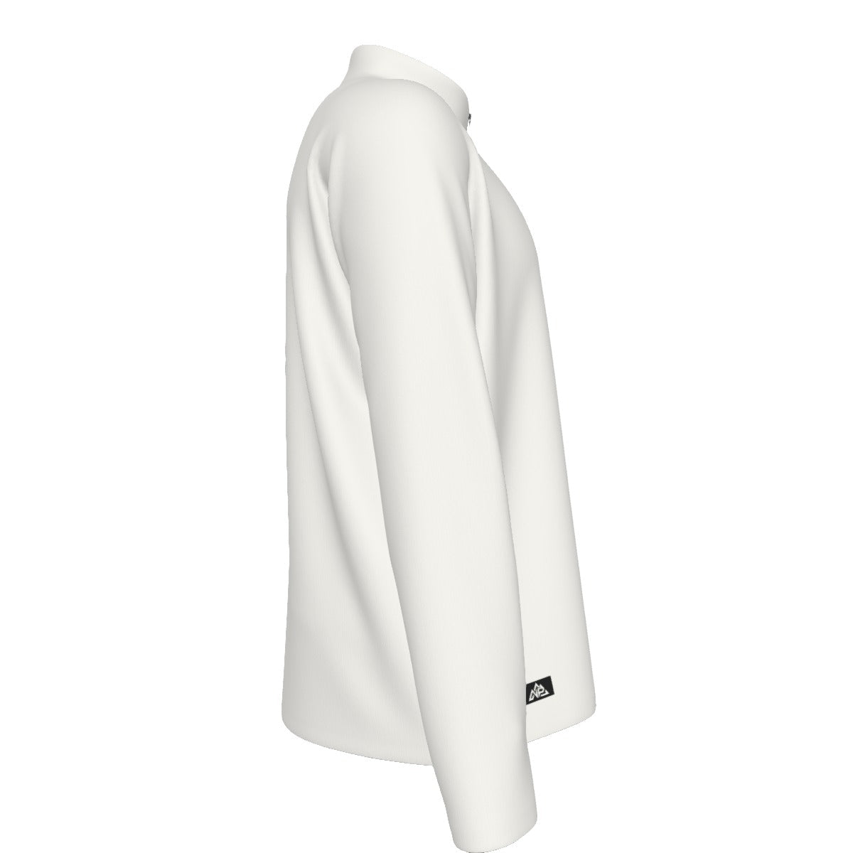 Nested Peak Men's Half Zip Pullover | White - Nested Peak LLC