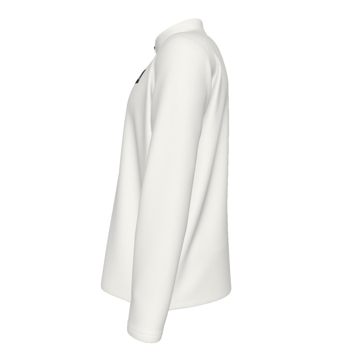 Nested Peak Men's Half Zip Pullover | White - Nested Peak LLC