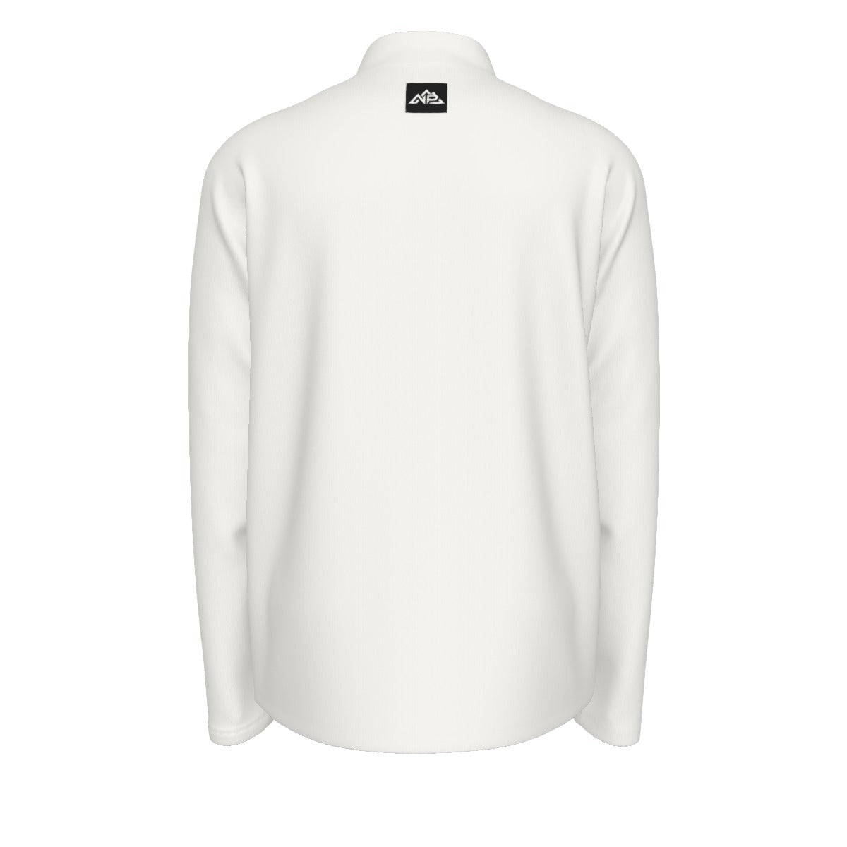 Nested Peak Men's Half Zip Pullover | White - Nested Peak LLC