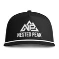 Nested Peak Rope Cap — Sunwashed Mountain Logo Hat | Black, Moss, Blue Jean, Espresso, Granite, Peachy, Chambray, Ivory - Nested Peak