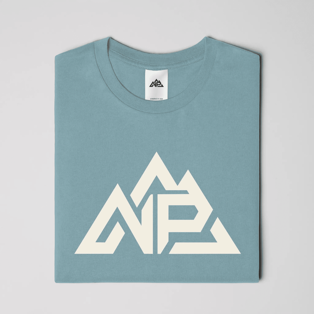 NP 10 Perfect Weight Ican Tee – Men's | Blue Fog, New Navy, Deep Steel Blue - Nested Peak