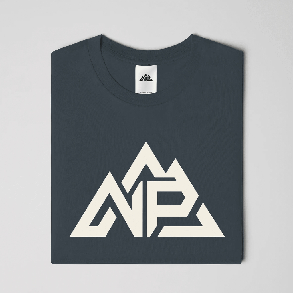 NP 10 Perfect Weight Ican Tee – Men's | Blue Fog, New Navy, Deep Steel Blue - Nested Peak