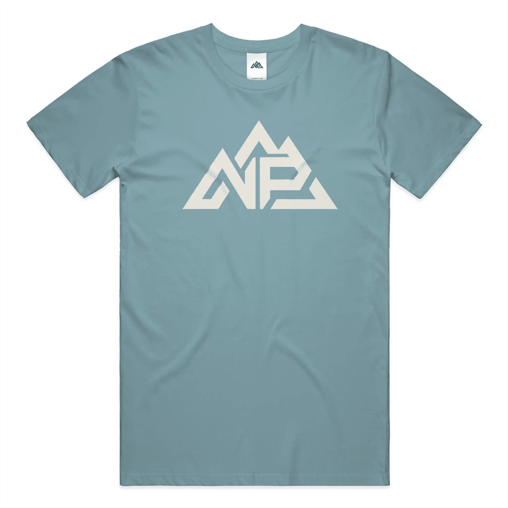 NP 10 Perfect Weight Ican Tee – Men's | Blue Fog, New Navy, Deep Steel Blue - Nested Peak