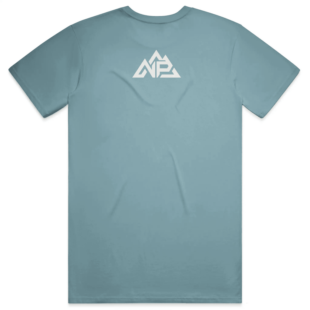NP 10 Perfect Weight Ican Tee – Men's | Blue Fog, New Navy, Deep Steel Blue - Nested Peak