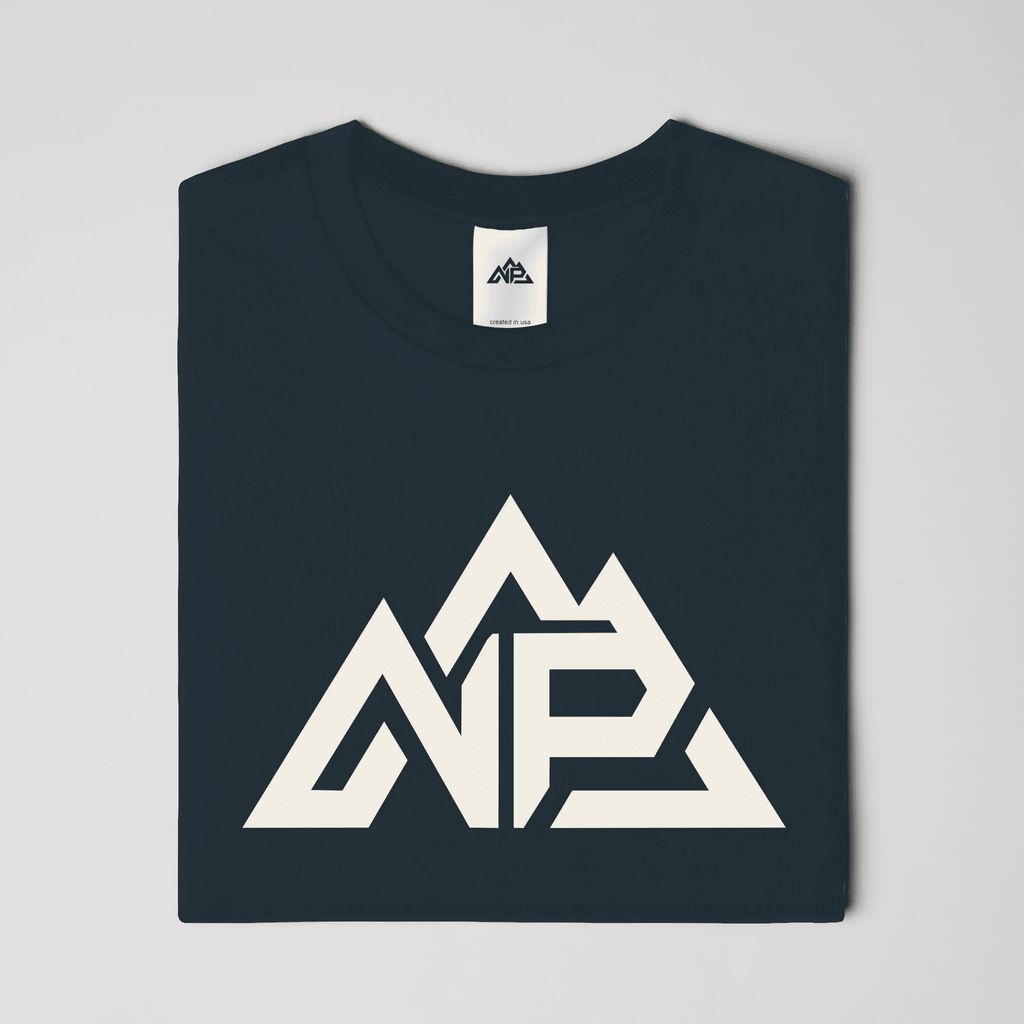 NP 10 Perfect Weight Ican Tee – Men's | Blue Fog, New Navy, Deep Steel Blue - Nested Peak
